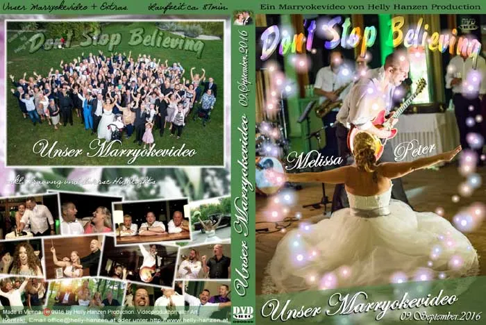 DVD Hochzeit von Melissa un